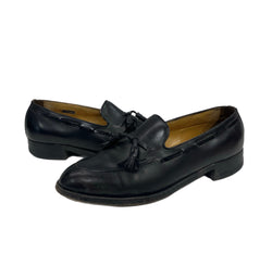 フローシャイム FLORSHEIM 80's 80年代 タッセルローファー レザー VINTAGE ヴィンテージ メンズ靴 ローファー ブラック 101sh-2364