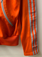 アディダス adidas クラブ アディダス CLUB adidas 万国旗 トレフォイル ジャージ ロゴ オレンジ Lサイズ 201MT-2456