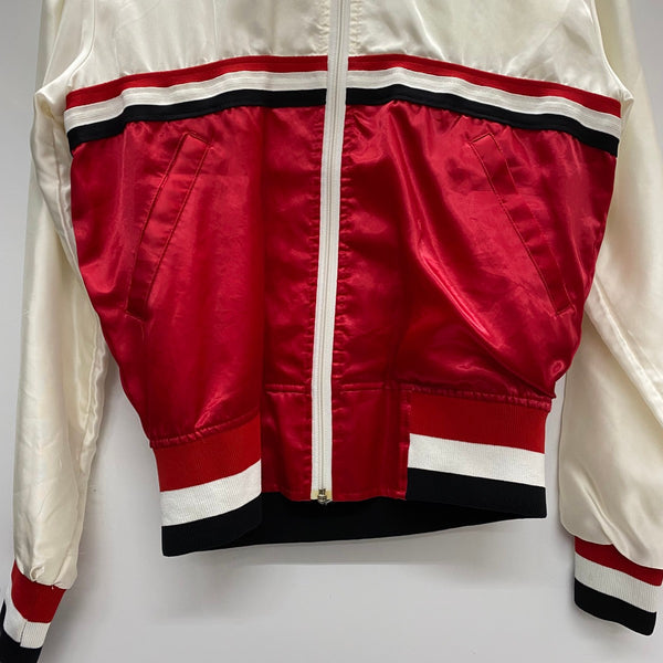 【曜日割引対象外】 ヴィンテージ vintage 80's BELL HELMETS ナイロン レーシングジャケット ジャケット ホワイト 201MT-4210 VB