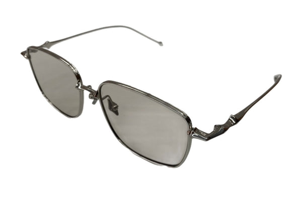 ジェントルモンスター GENTLE MONSTER BOLD ACADEMYA 02 メタル スクエアフレーム サングラス アイウェア 眼鏡 銀 眼鏡・サングラス サングラス 無地 シルバー 104G-38