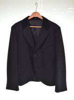 ワイズ Y's 90年代 Y's for men モーニング ウールジャケット テーラードジャケット MF-J20-121 ジャケット ブラック Mサイズ 103MT-2895