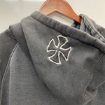 【曜日割引対象外】 インディペンデント INDEPENDENT 90's~ ラグランスウェットパーカ 2トーン パーカ ブラック XLサイズ 201MT-4673 VB