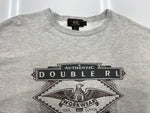ダブルアールエル RRL 90s 90年代 三ツ星タグ EAGLE SWEAT SHIRT イーグル 灰色 スウェット プリント グレー Lサイズ 104MT-2022