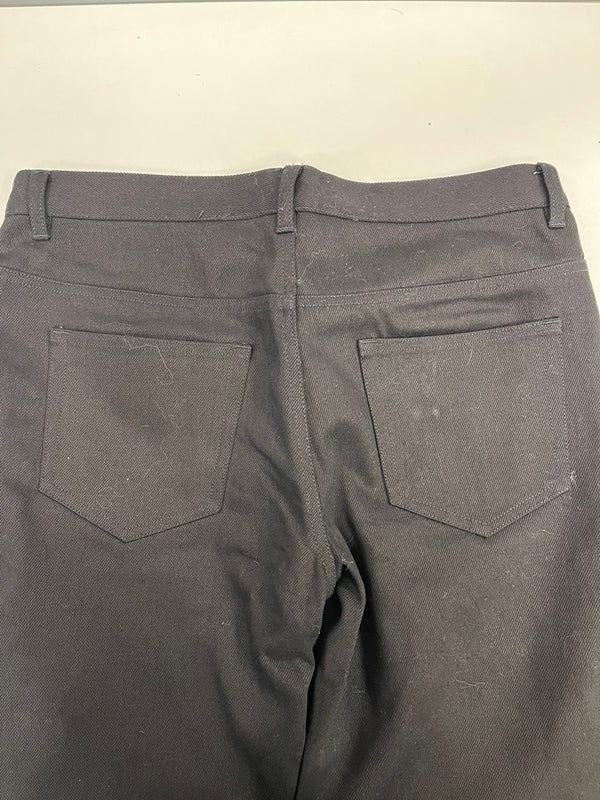 リベンジ REVENGE デニムパンツ ブラックデニム 刺繍ロゴ y2k 黒 デニム ブラック Sサイズ 101MB-759