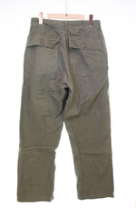 ミリタリー military Baker pants ベイカーパンツ コットントラウザーズ パンツ 8405-082-6611 ボトムスその他 グリーン 32 103MB-639