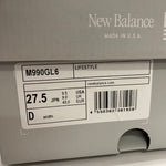 ニューバランス new balance M990GL6 メンズ靴 スニーカー グレー 27.5cmサイズ 201-shoes1320