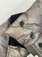 モンクレール MONCLER LESCHAUX 2WAY ダウンジャケット ダウンベスト F20911A57200 54AN2 サイズ2 ジャケット シルバー 101MT-4081