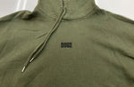 ディースクエアード DSQUARED2 Front Logo Hoodie フロント ロゴ フーディ スウェット パーカー モスグリーン 深緑 S74GU0568S54438 パーカ ワンポイント カーキ Lサイズ 104MT-2317
