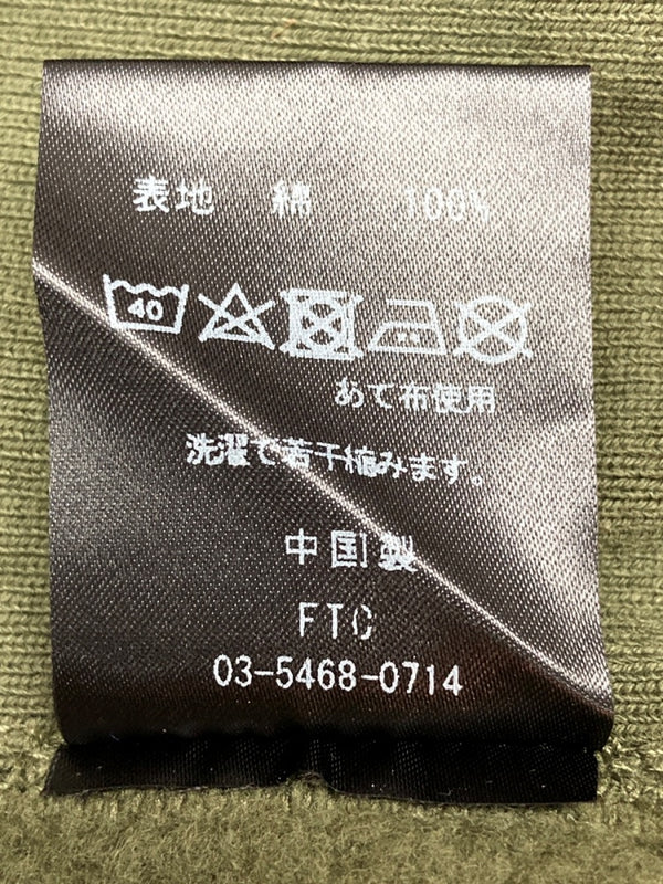 エフティーシー FTC CORP PULLOVER HOODIE コープ プルオーバー フーディ パーカー 緑 パーカ 刺繍 カーキ XLサイズ 104MT-1450