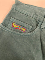 シュプリーム SUPREME 15SS Denim Skate Short デニムショーツ カラーデニム Gonz 緑 ハーフパンツ グリーン 32 101MB-745