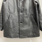 【曜日割引対象外】 ギャップ GAP 90's old gap カーコート レザージャケット コート ブラック Mサイズ 201MT-3807 VB