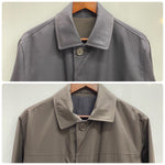 【曜日割引対象外】 ブルックスブラザーズ Brooks Brothers リバーシブル ステンカラーコート イタリア製 コート ブラウン Sサイズ 201MT-4325 VB