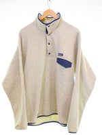 パタゴニア PATAGONIA SYNCH SNAP-Tシンチラ スナップT プルオーバー フリースジャケット 25580 ジャケット ベージュ Lサイズ 103MT-3535