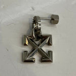 【中古】オフホワイト Off-White メンズジュエリー・アクセサリー ピアス シルバー 201goods-766