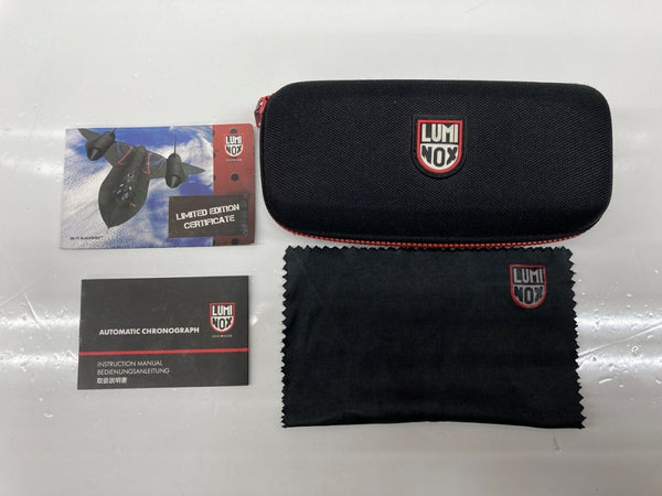 ルミノックス LUMINOX Blackbird ブラック バード 9080シリーズ クロノグラフ 10気圧防水 腕時計 ウォッチ 黒 SR-71 メンズ腕時計ブラック 104T-40