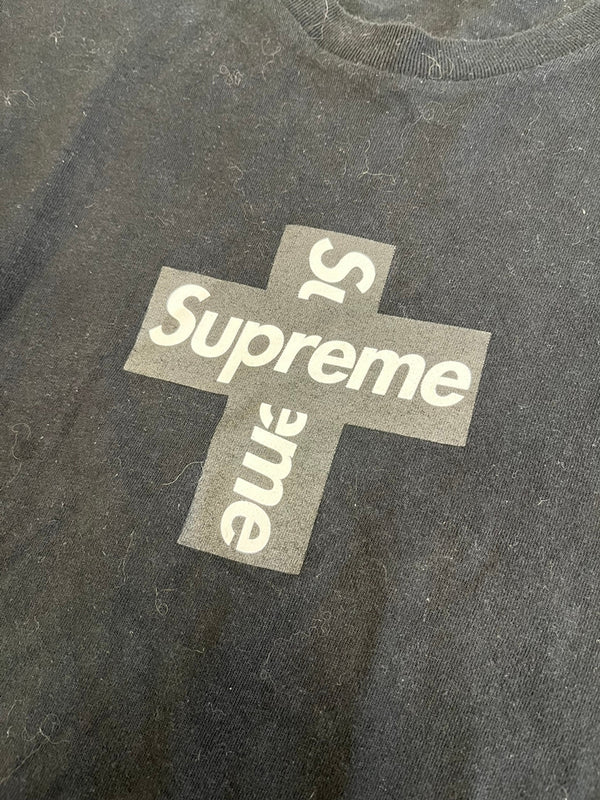 シュプリーム SUPREME Cross Box Logo Tee BLK クロスボックスロゴ Tシャツ 黒 XL Tシャツ ブラック 101MT-5253