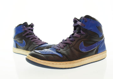 ナイキ NIKE AIR JORDAN 1 RETROエア ジョーダン 1 レトロ  01年復刻 2001年 Royal Blue ロイヤル 136066-041 メンズ靴 スニーカー ブルー 28cm 103S-695