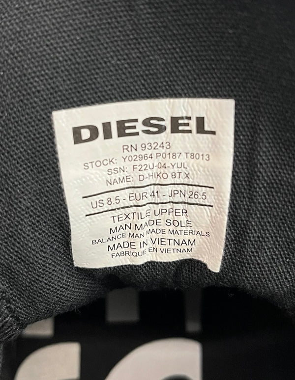 ディーゼル DIESEL ブーツ 黒 D-HIKO BT メンズ靴 スニーカー ブラック 26.5cm 101sh-2089