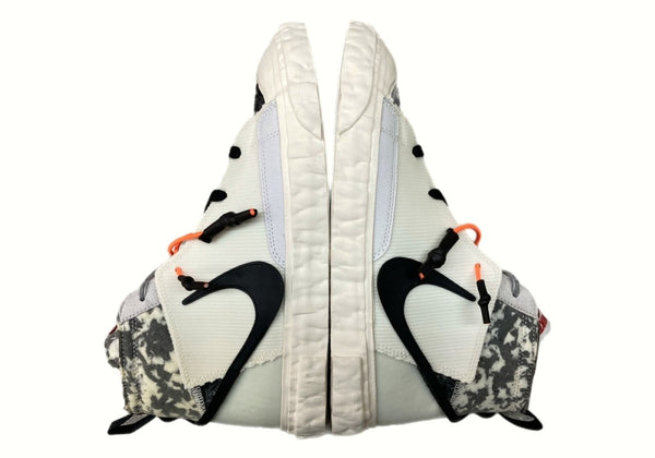 ナイキ NIKE 20年製 × READYMADE レディメイド BLAZER MID ブレーザー ミッド リサイクル シューズ 白 CZ3589-100 メンズ靴 スニーカー ホワイト 26.5cm 104S-663