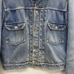 【曜日割引対象外】 リーバイス Levi's 50's 517XX 2nd 紙パッチ ハギ付き インナーカット ジャケット ブルー 201MT-4512 VB