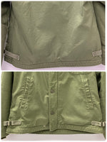 【曜日割引対象外】 ヴィンテージ vintage 80s US NAVY A-2 DECK JACKET 82年製 デッキ ジャケット カーキ Mサイズ 201MT-3099 VB