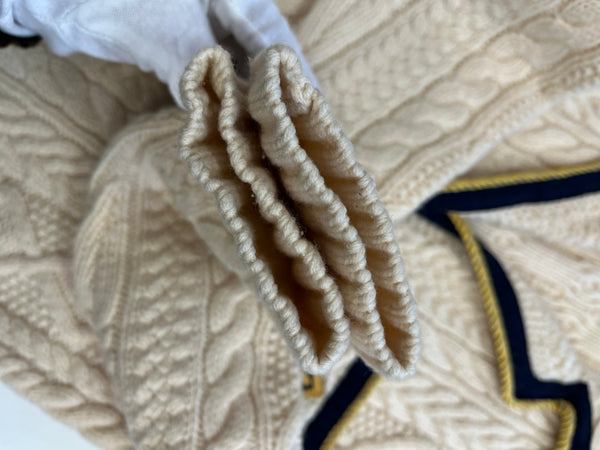 ラルフローレン RalphLauren カシミア混 ケーブルニットカーディガン ニットジャケット 白 カーディガン ホワイト Sサイズ 101LT-263