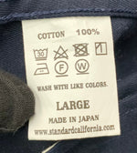 スタンダードカリフォルニア STANDARD CALIFORNIA 22SS SD Oval Logo Patch Work Jacket オーバル ロゴ パッチワーク ジャケット ジャケット ネイビー Lサイズ 201MT-3049