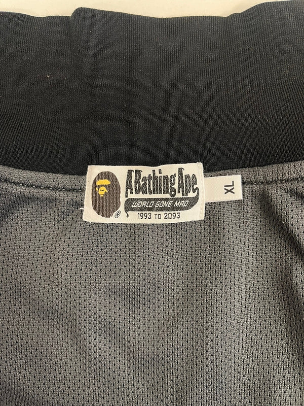 ア ベイシング エイプ A BATHING APE トラックジャケット ジャージ タイダイ柄  001SWJ301002M XL ジャケット ブラック LLサイズ 101MT-4257