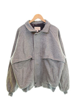 US US古着 70s THE FOX COLLECTION ウールブルゾン Made in USA 70's USA製 ジャケット グレー Lサイズ 103MT-3562