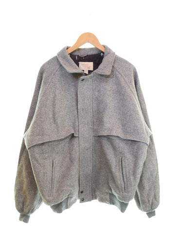 US US古着 70s THE FOX COLLECTION ウールブルゾン Made in USA 70's USA製 ジャケット グレー Lサイズ 103MT-3562