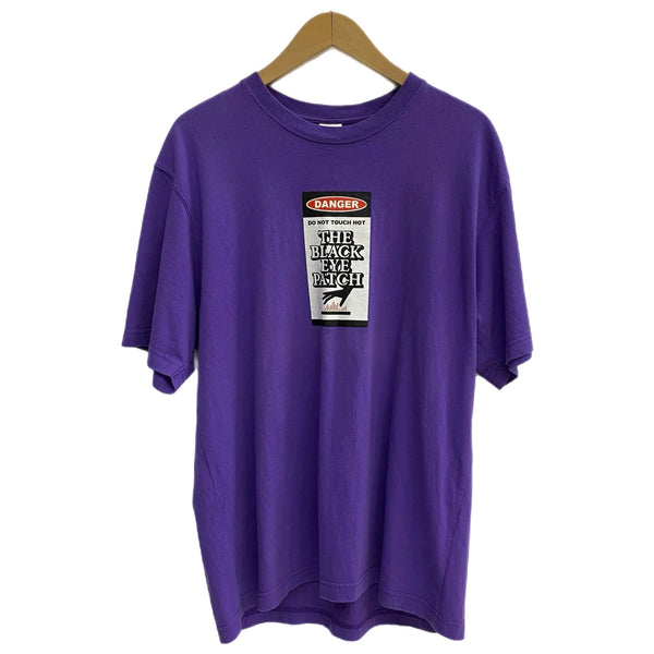 ブラックアイパッチ BlackEyePatch センターロゴ Tシャツ パープル Mサイズ 201MT-4509