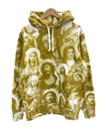 シュプリーム SUPREME Jesus and Mary Hooded Sweatshirt Gold ジーザス マリア キリスト 総柄 フーディ パーカー パーカ イエロー Mサイズ 101MT-4060
