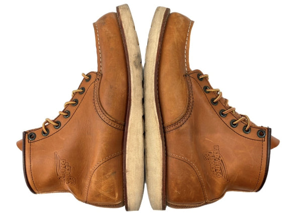 レッドウィング RED WING 6-inch Classic Moc インチ クラシック モック USA製 モカシン シューズ 茶 875 メンズ靴 ブーツ ワーク ブラウン サイズ 7 1/2D 104S-737