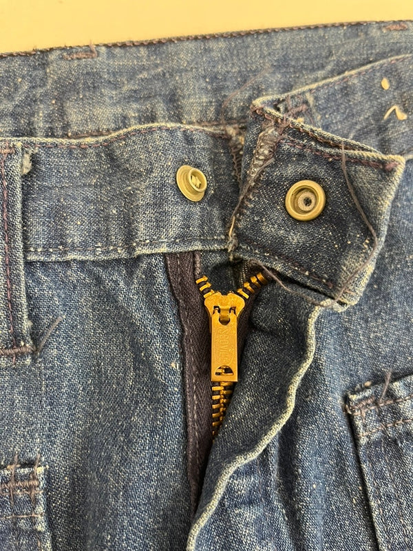 ヴィンテージ vintage 70s 70's 70年代 SWEET ORR セーラーパンツ SCOVILLジップ フレアデニム フレアパンツ ボトムスその他 ブルー 101MB-738