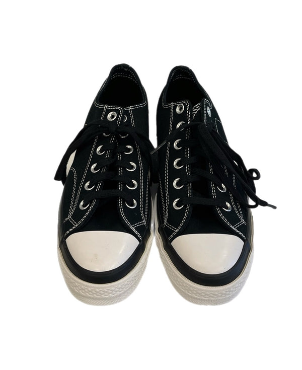コンバース CONVERSE モンクレール Moncler フラグメント Fragment CHUCK TAYLOR 70 BLACK LOW CUT チャックテイラー70 169069C メンズ靴 スニーカー ブラック 25.5cm 101sh-2328