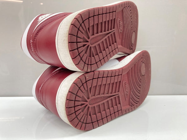 ナイキ NIKE 24年製 AIR JORDAN 1 RETRO HIGH OG TEAM RED エア ジョーダン レトロ ハイ チーム レッド AJ1 シューズ 白 赤 DZ5485-160 メンズ靴 スニーカー レッド 27cm 104S-967