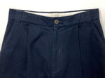 スタジオニコルソン STUDIO NICHOLSON PEACHED COTTON TWILL PANTS ピーチ コットン ツイル パンツ ジップフライ ワイド ズボン 紺 無地 SNM-351 ボトムスその他 ネイビー Sサイズ 104MB-154