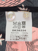 東洋エンタープライズ TOYOENTERPRISE DUKE KAHANAMOKU DUKE'S PALM TREE アロハシャツ ヤシの木 DK38334 ブラック LLサイズ 103MT-2787