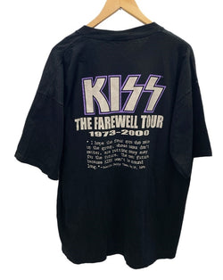 バンドTシャツ BAND-T 00's 00s KISS キッス The Farewell Tour 73 - 00 ツアーT ALL SPORT プリント 黒 半袖 XXL Tシャツ ブラック 101MT-2704