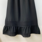 カネコイサオ kaneko isao ワンダフルワールド レーススカート ロングスカート スカート ブラック 201LB-106