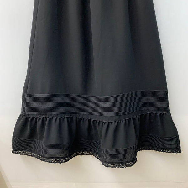 カネコイサオ kaneko isao ワンダフルワールド レーススカート ロングスカート スカート ブラック 201LB-106