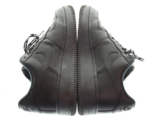 ナイキ NIKE Supreme × Air Force 1 Low "Black" シュプリーム × エアフォース1 ロー "ブラック" CU9225-001 メンズ靴 スニーカー ブラック 28cm 両足インソールロゴ剥がれあり 103S-1279
