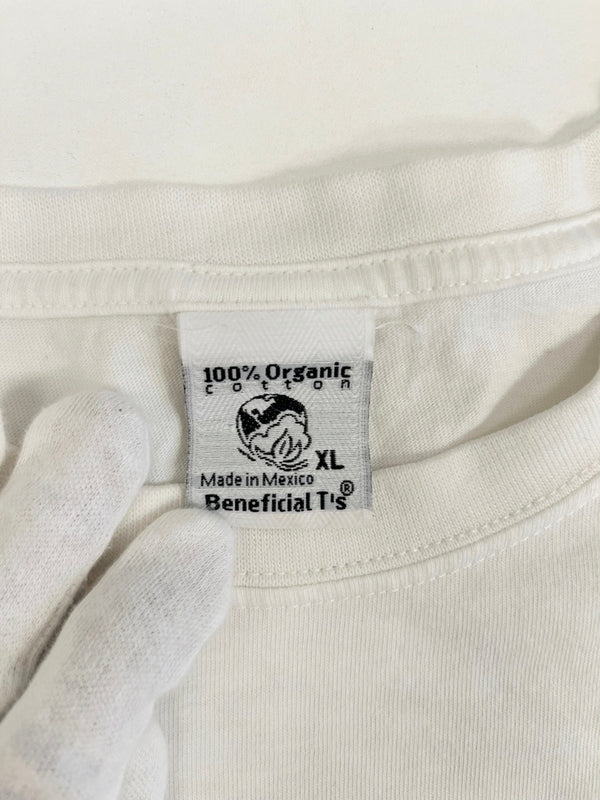 パタゴニア PATAGONIA 90s Vintage ヴィンテージ USA製 Benetical T's Rhythm リズム プリントTシャツ XL Tシャツ ホワイト LLサイズ 101MT-4706