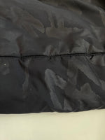 ステューシー STUSSY ロゴ総柄 無地 リバーシブル パフジャケット 中綿ジャケット 黒 ジャケット ブラック Lサイズ 101MT-5411