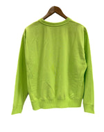 ノースフェイス THE NORTH FACE ヘザースウェットクルー トレーナー クルーネック シャープグリーン 黄緑 NTW12232 スウェット グリーン Lサイズ 101LT-227