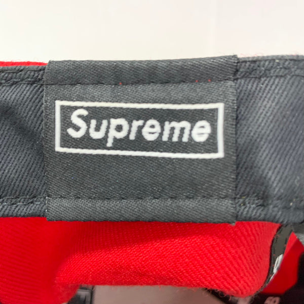 【中古】シュプリーム SUPREME R.I.P. New Era コラボ 7 1/2 帽子 メンズ帽子 キャップ レッド 201goods-663
