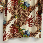 【曜日割引対象外】 サンサーフ SUN SURF "LOBSTERS MAKE UP THE FALL" 伊勢海老 アロハシャツ SS36841 半袖シャツ マルチカラー Lサイズ 201MT-3827 VB