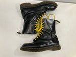 ドクターマーチン Dr.Martens イングランド製 10ホールブーツ イエローステッチ MADE IN ENGLAND  メンズ靴 ブーツ ワーク ブラック UK7 25.5cm 101sh-2033