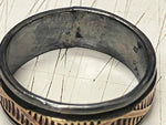 INDIAN JEWELRY ブルースモーガン Bruce Morgan ナバホ族 Navajo スタンプワーク コンビ メンズジュエリー・アクセサリー インディアンジュエリー 指輪・リング シルバー 101goods-193