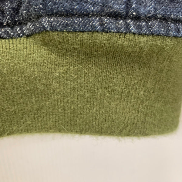 ヒューストン HOUSTON ドゥニーム Denime コラボ デニム 50807 ジャケット ネイビー 40Rサイズ 201MT-4876